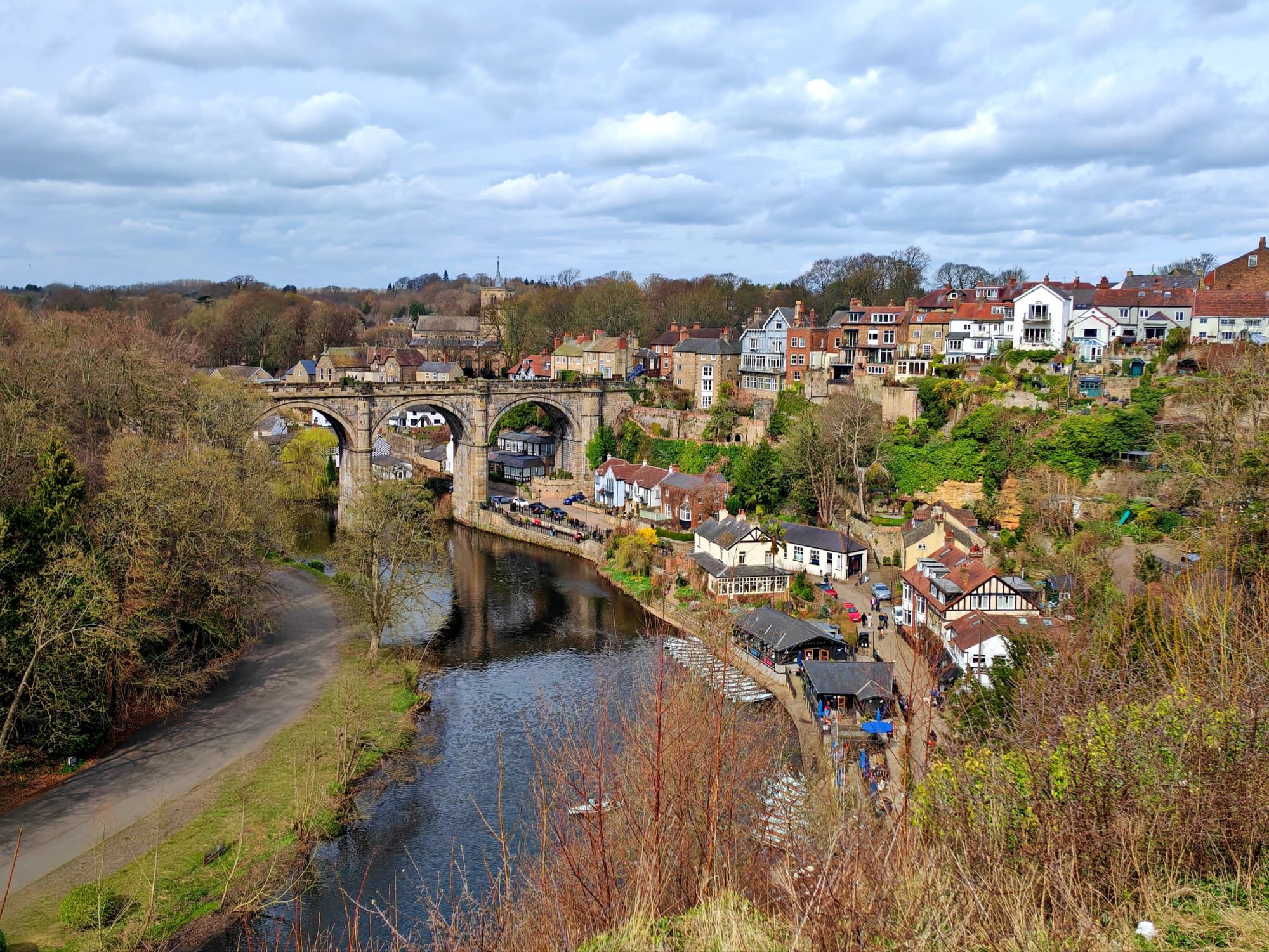 Knaresborought widok z góry 